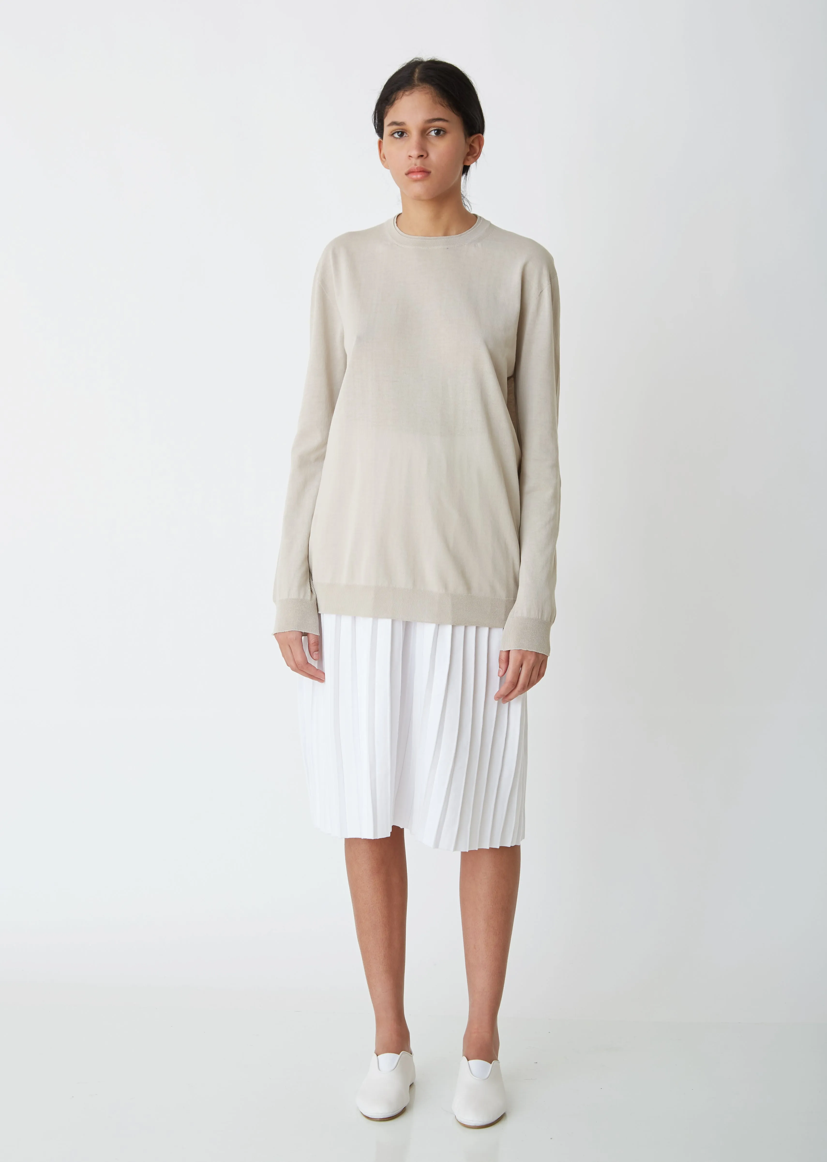 Amey Cotton Crewneck Sweater