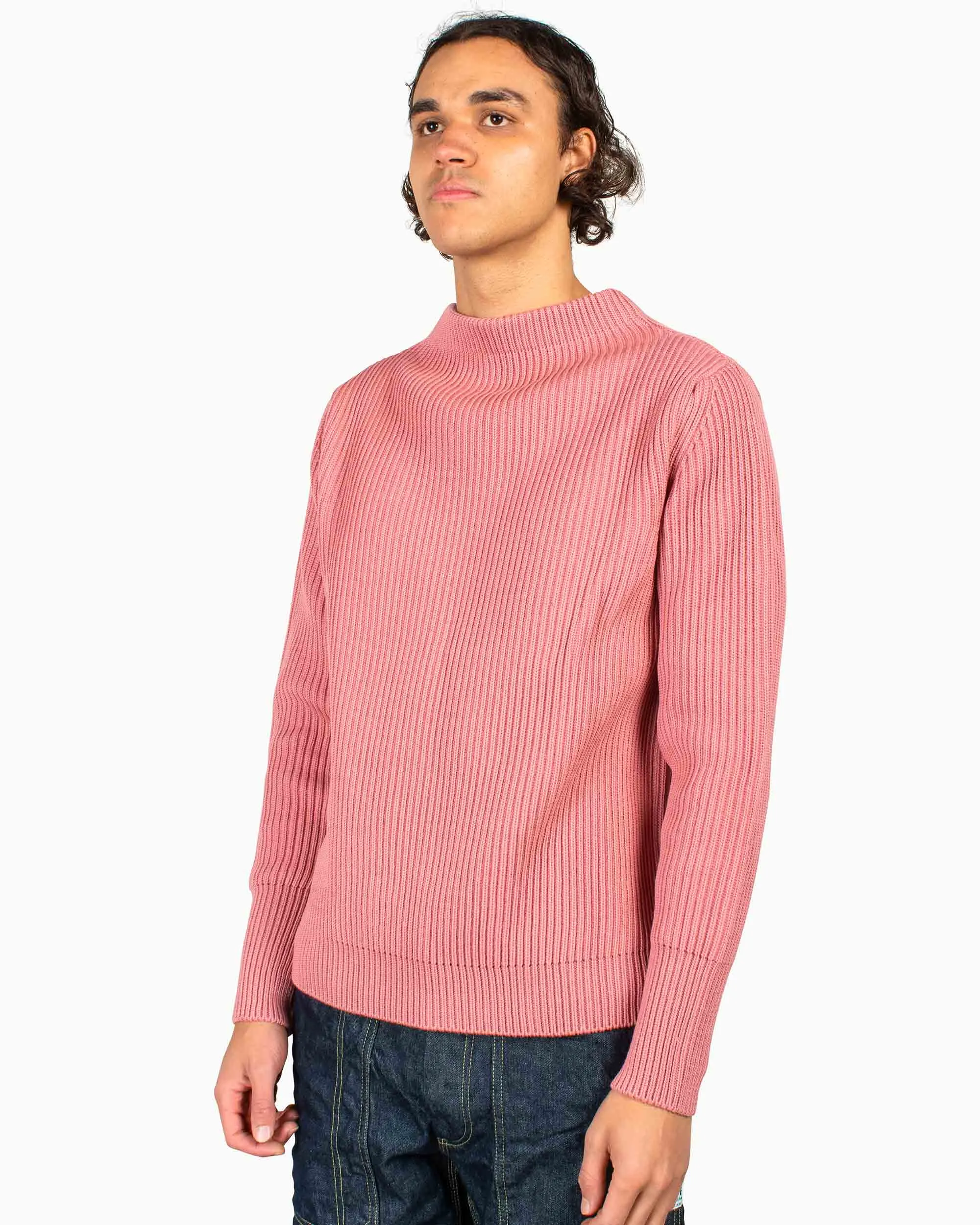 Andersen-Andersen Navy Crewneck Lyserød