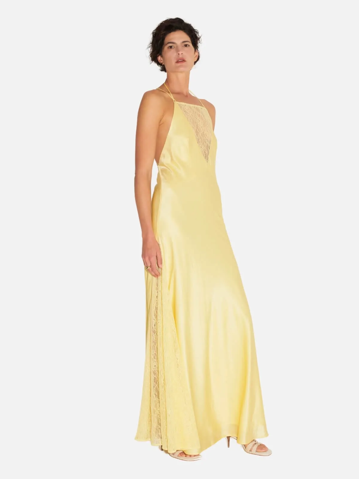 Arie Lace Dress - Butter