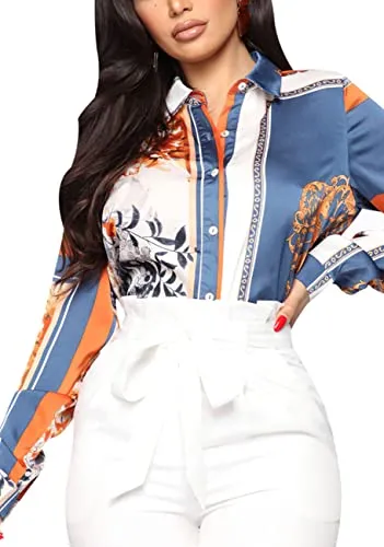 Boss Queen Girl Season Button Down Blouse