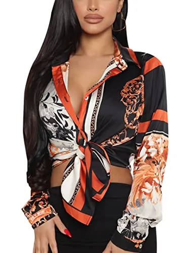 Boss Queen Girl Season Button Down Blouse