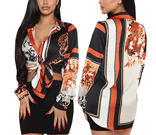 Boss Queen Girl Season Button Down Blouse