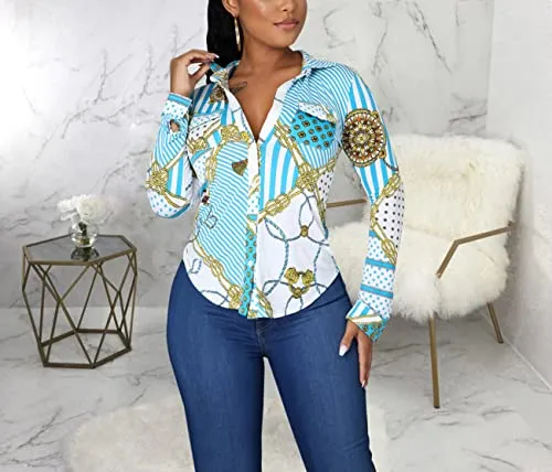 Boss Queen Girl Season Button Down Blouse