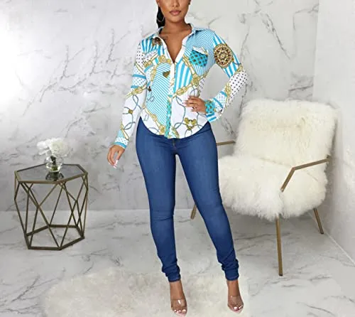 Boss Queen Girl Season Button Down Blouse