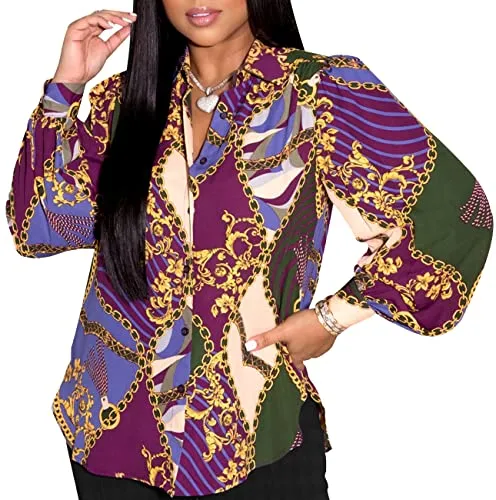 Boss Queen Girl Season Button Down Blouse