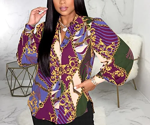 Boss Queen Girl Season Button Down Blouse