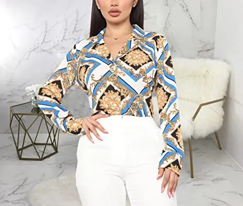 Boss Queen Girl Season Button Down Blouse