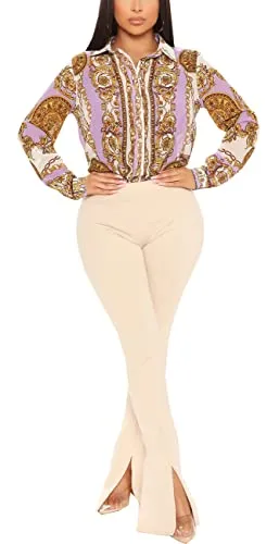 Boss Queen Girl Season Button Down Blouse