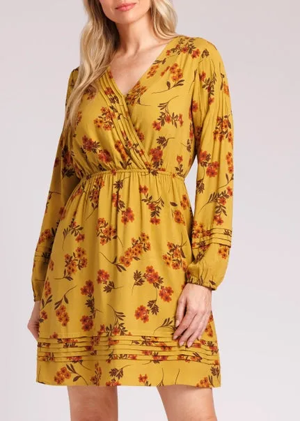 Catherine Long Sleeve Floral Dress