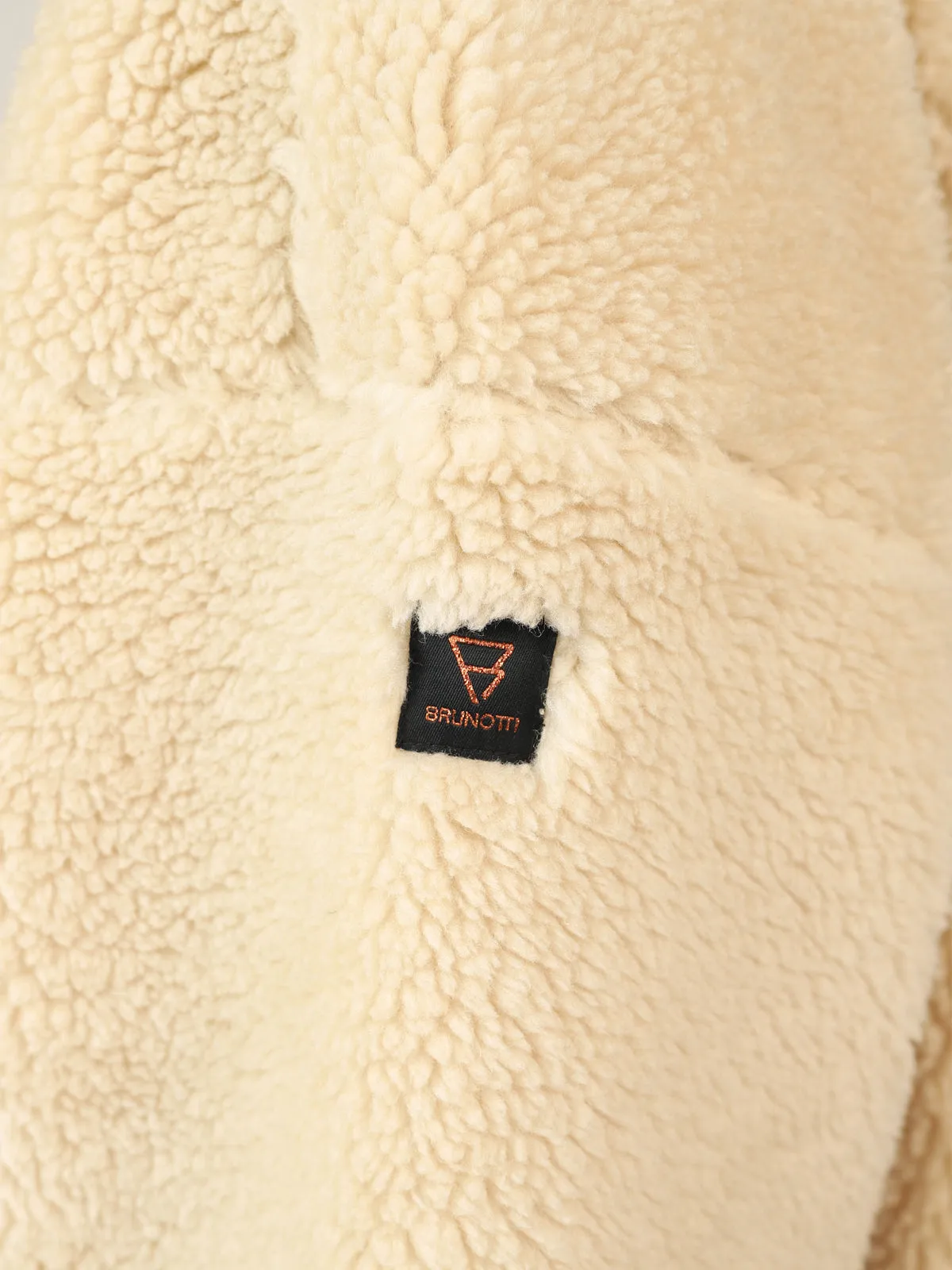 Cervinia Women Long Oversized Teddy Fleece Jacket | Canvas