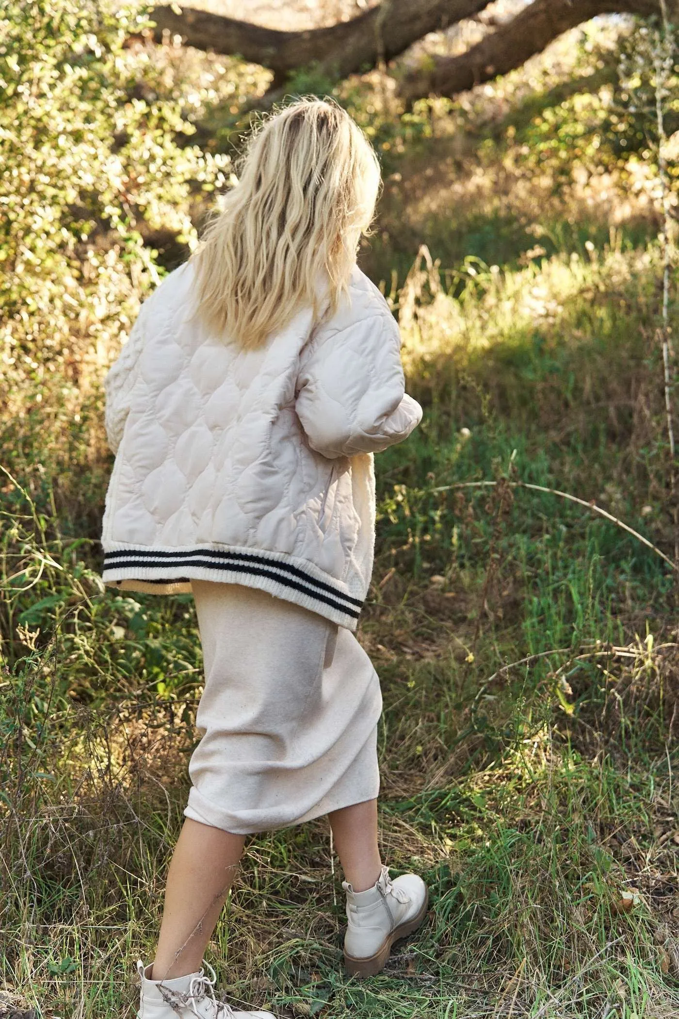 Daniela Oversized Varsity Cardigan Jacket