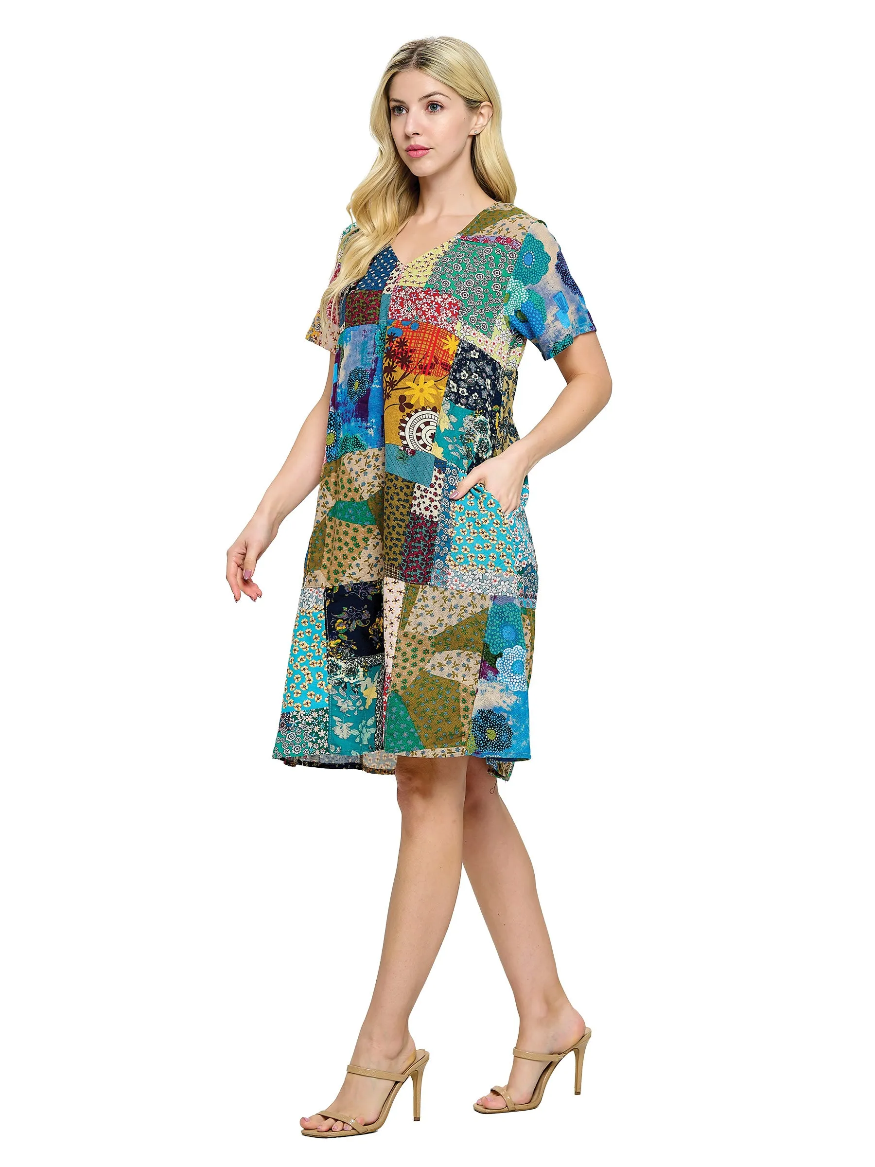 Dress Floral Patchwork