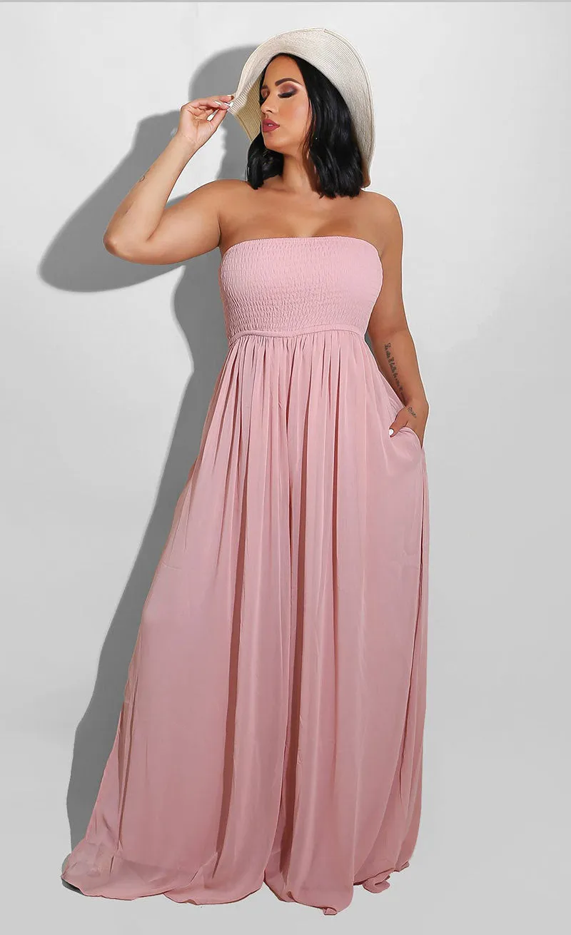 Fashion solid color jumpsuit AY2989