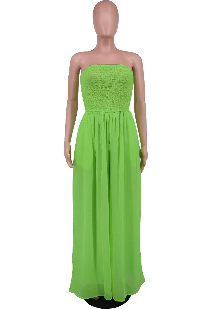 Fashion solid color jumpsuit AY2989