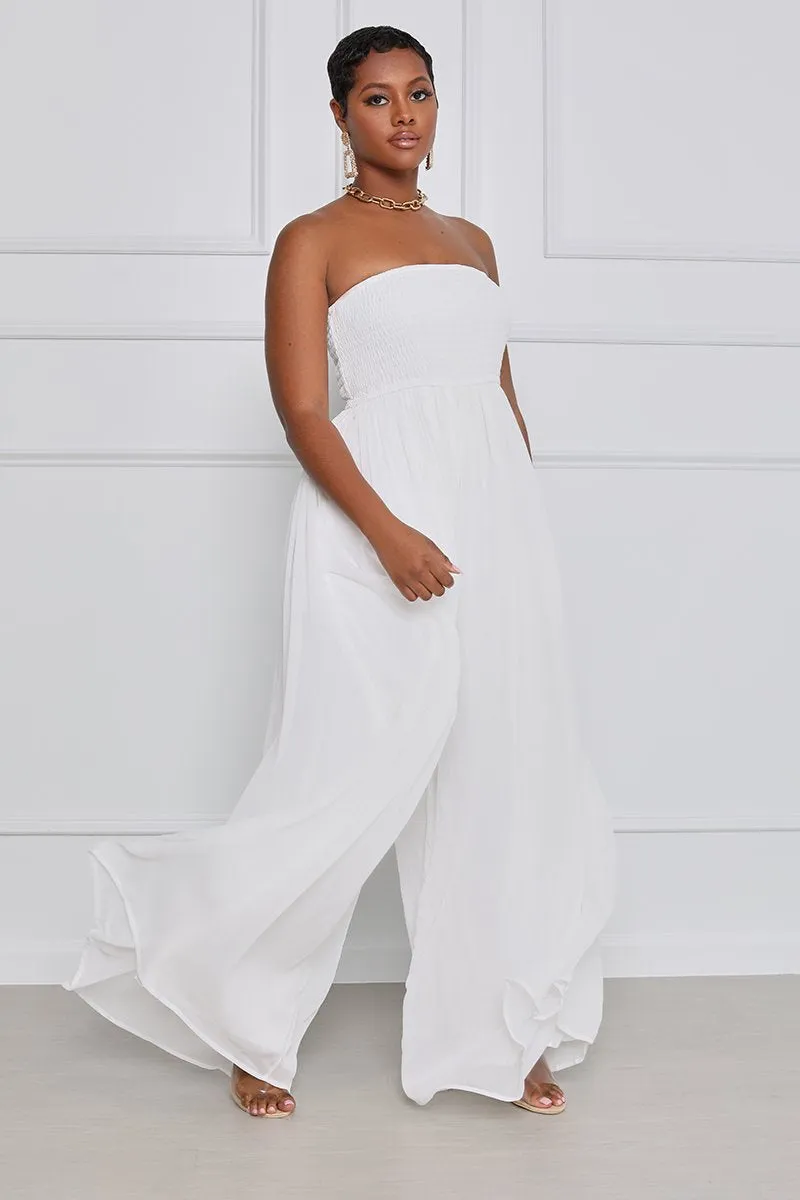 Fashion solid color jumpsuit AY2989