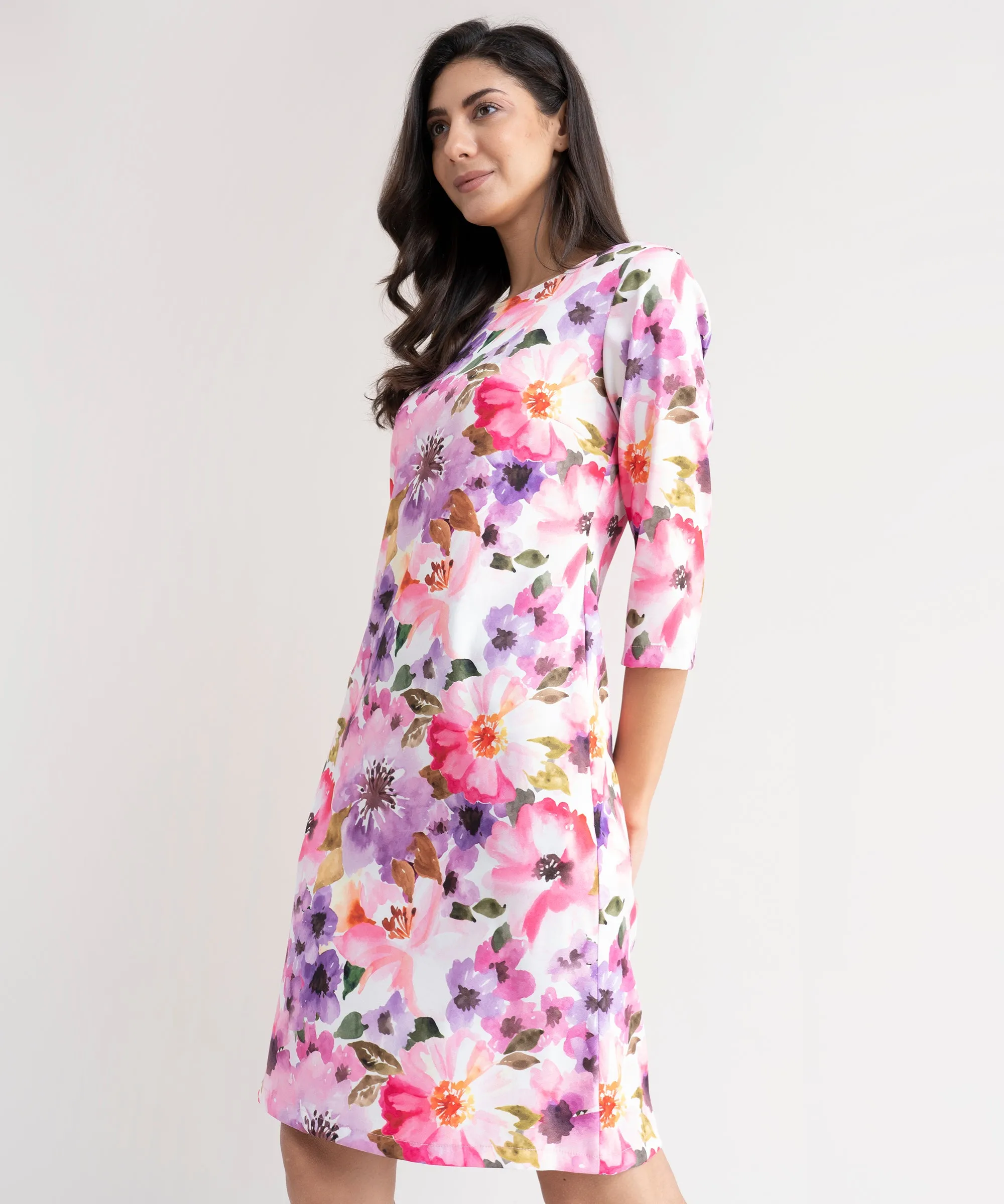 Floral Shift Dress - Multicolour