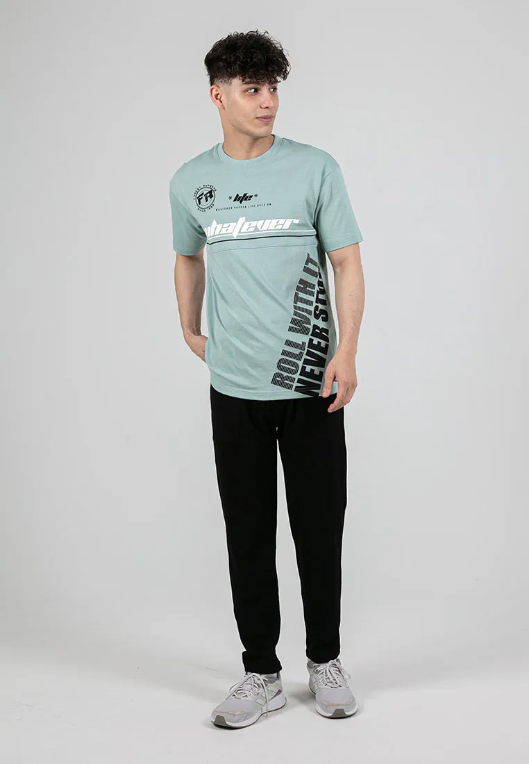Forest Boxy Cut Graphic Tee Crew Neck Short Sleeve T Shirt Men | Oversized Shirt Men - 23943