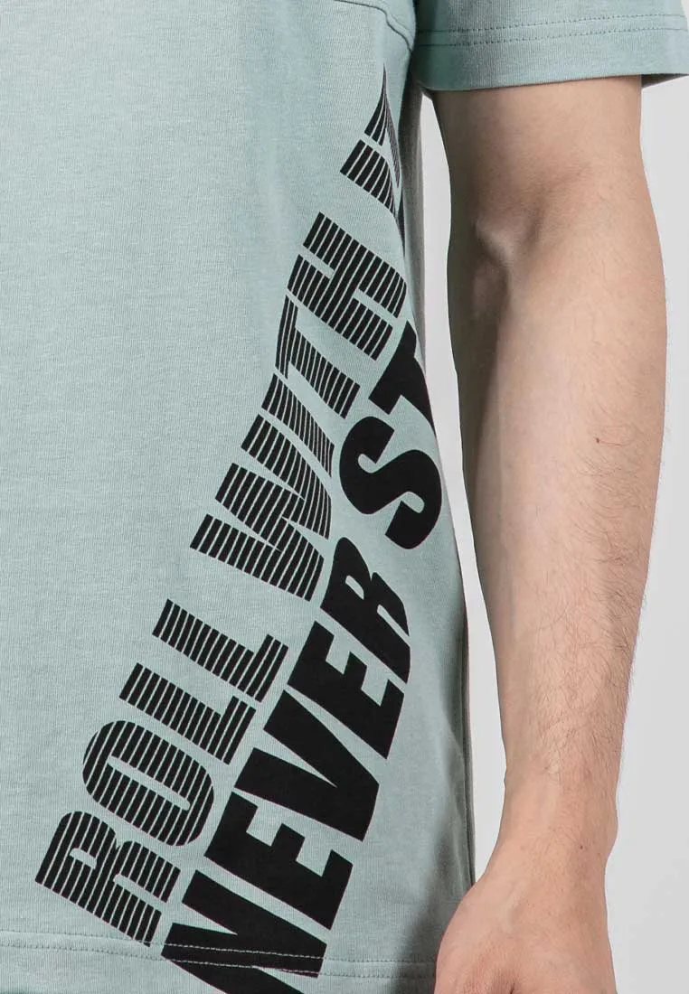 Forest Boxy Cut Graphic Tee Crew Neck Short Sleeve T Shirt Men | Oversized Shirt Men - 23943