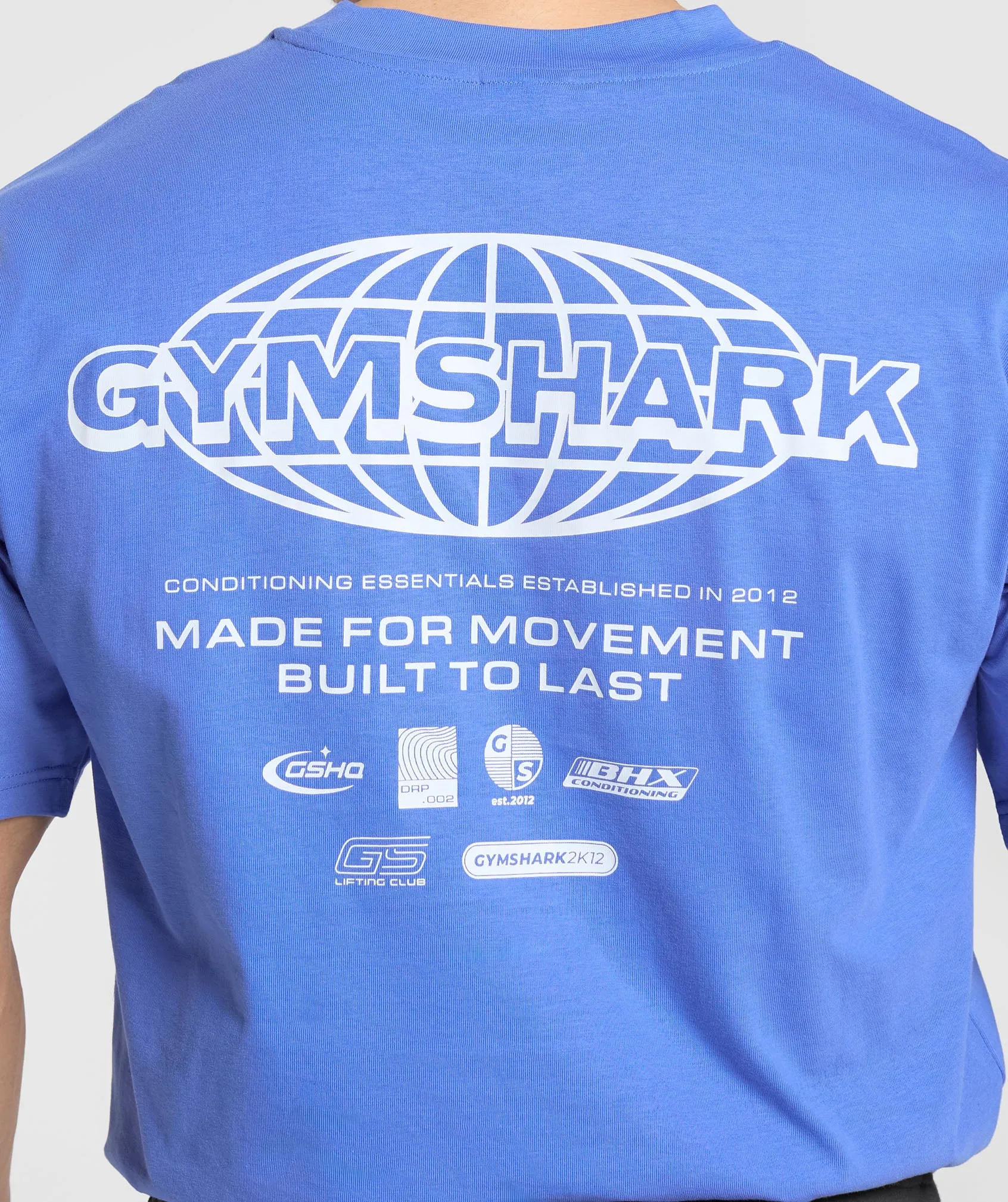 Gymshark Worldwide T-Shirt - Iris Blue