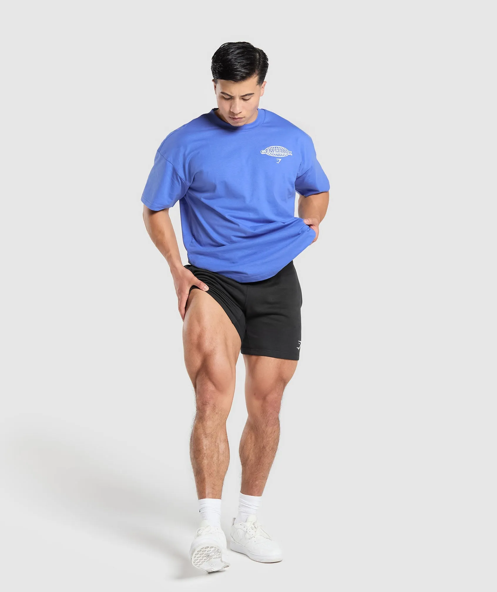 Gymshark Worldwide T-Shirt - Iris Blue