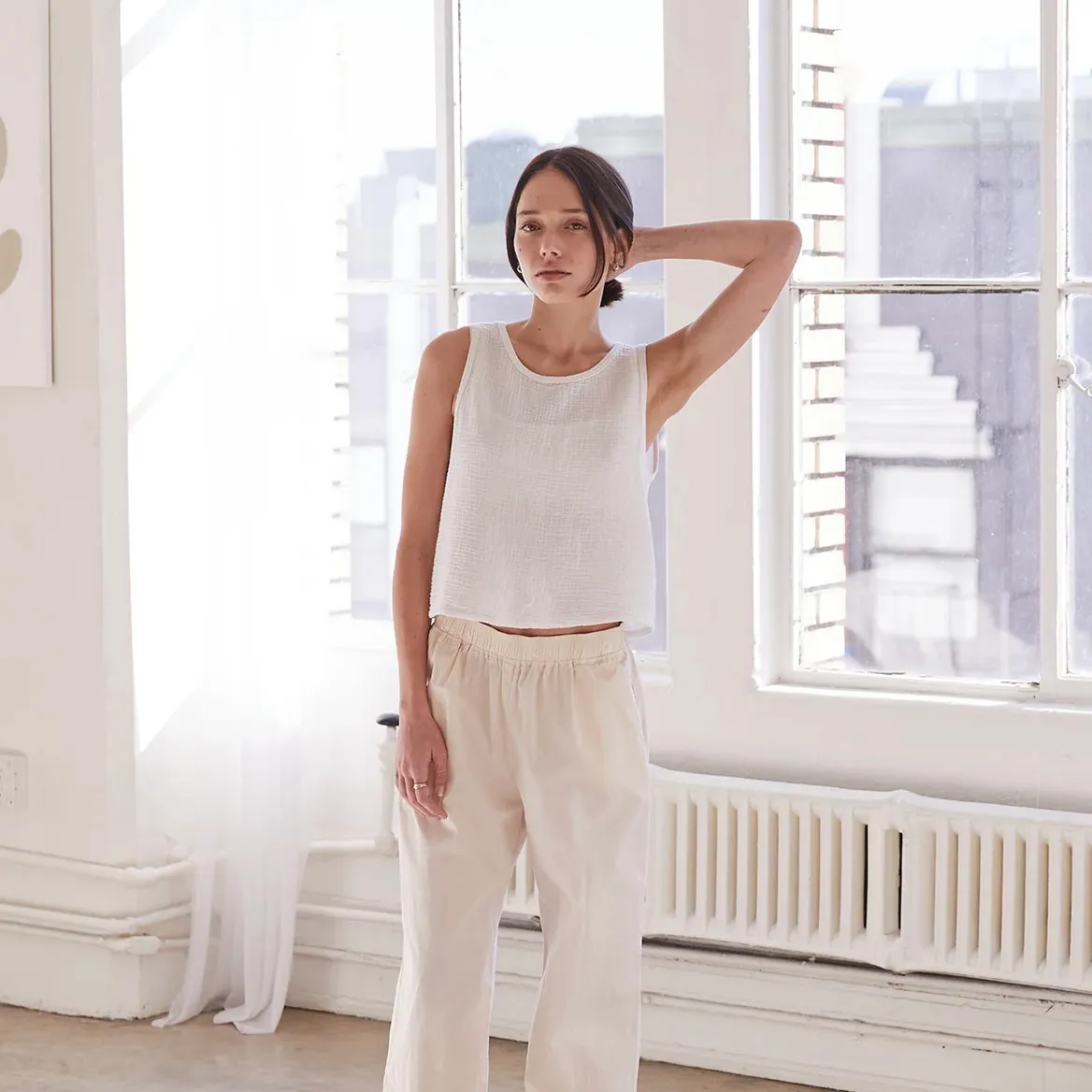 It Is Well L.A. Organic Reversible Gauze Tank