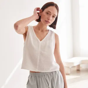 It Is Well L.A. Organic Reversible Gauze Tank