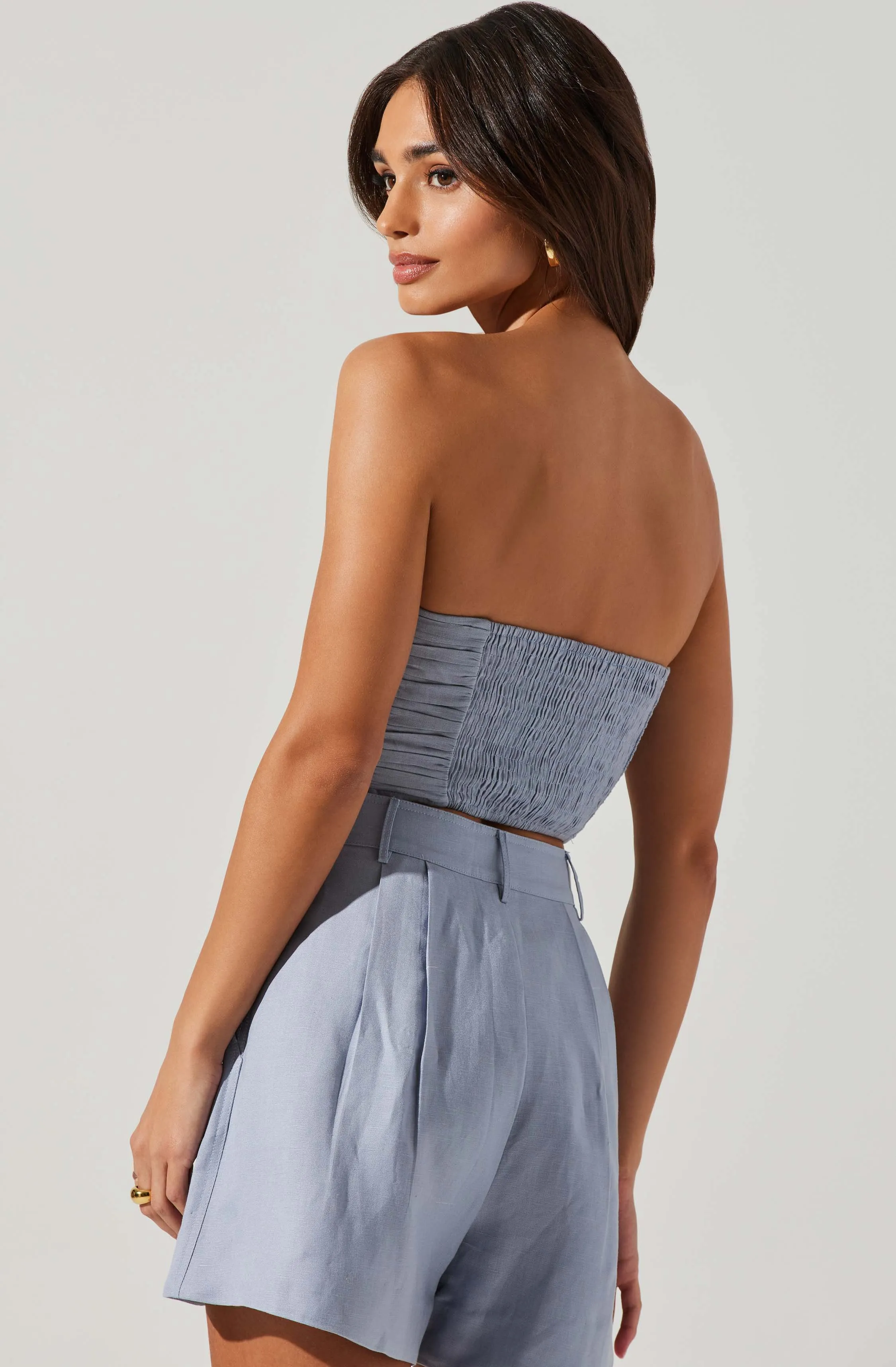 Jessamine Ruched Tube Top
