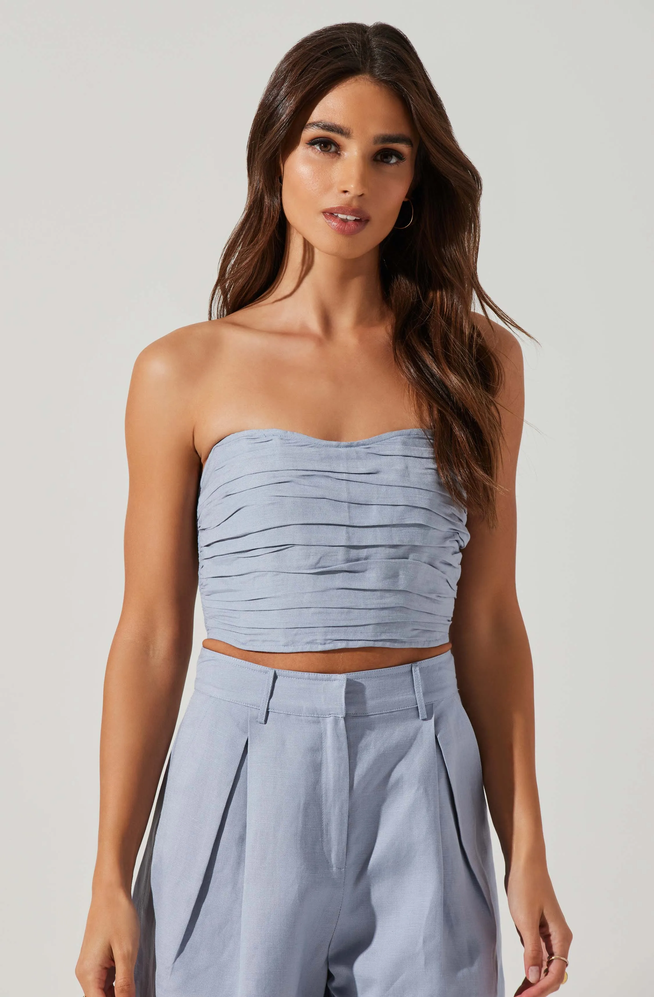 Jessamine Ruched Tube Top