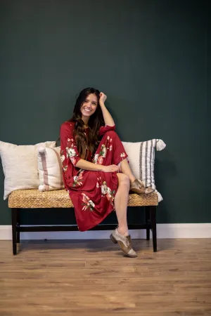 Jessi Dress Red Floral