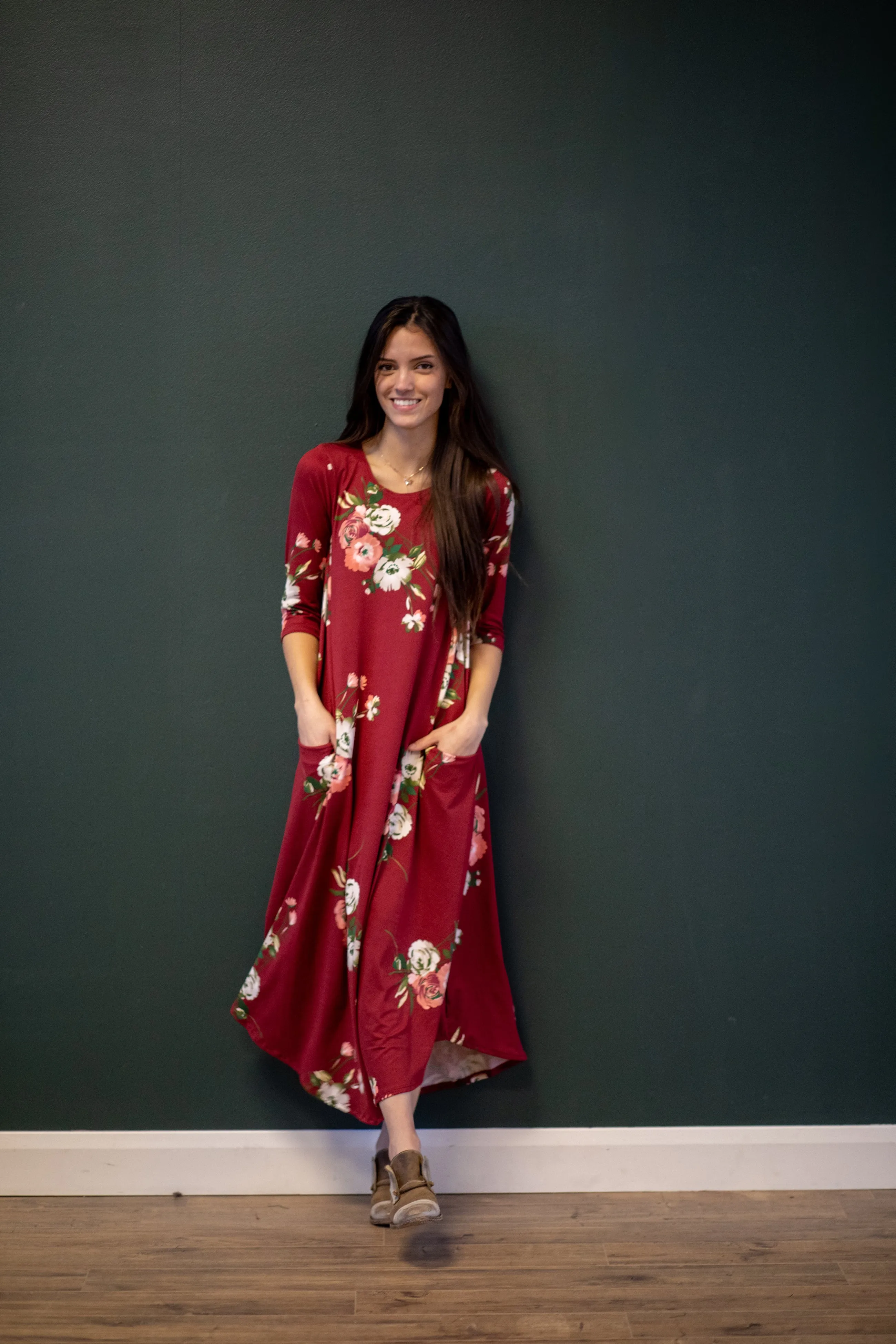 Jessi Dress Red Floral