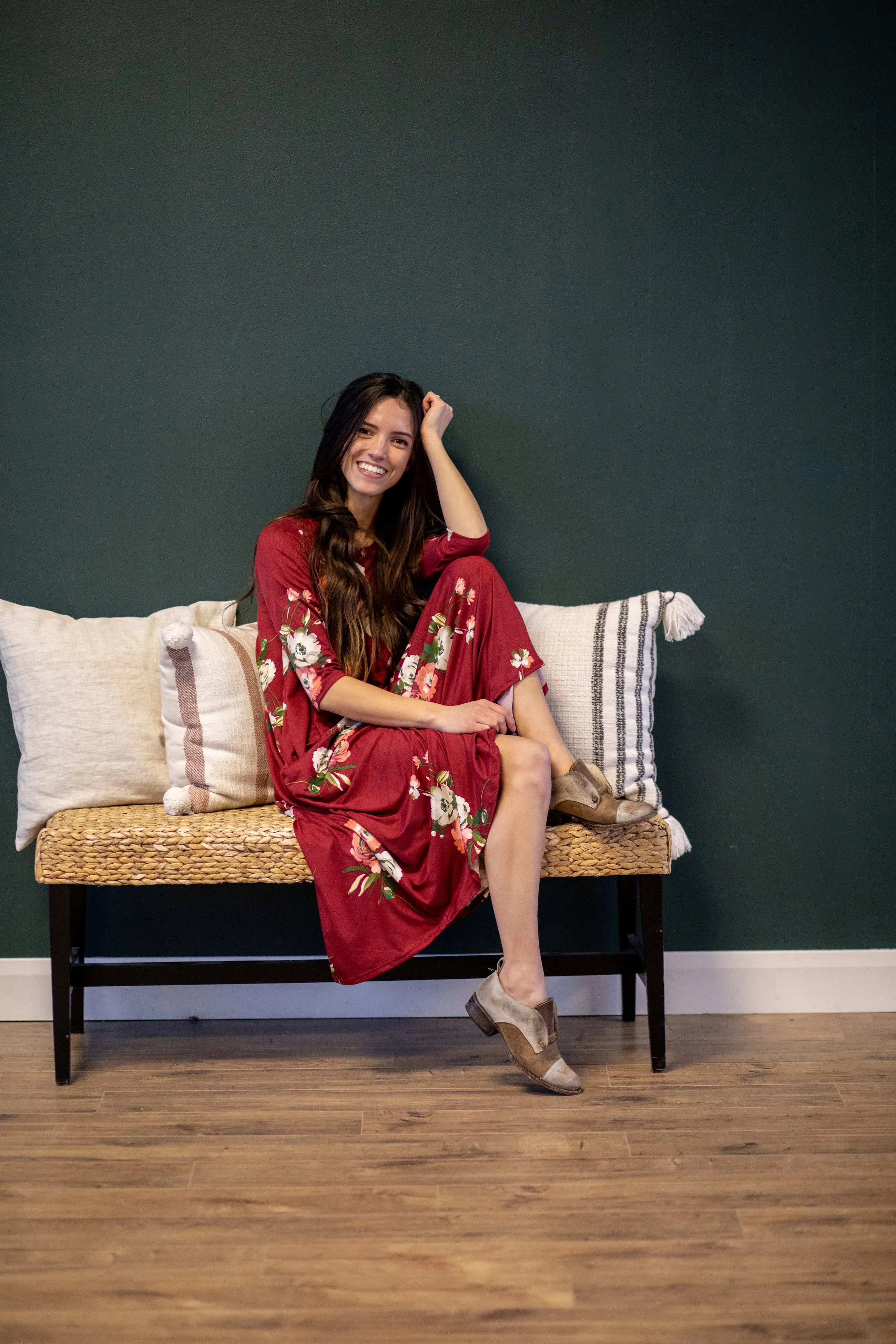 Jessi Dress Red Floral