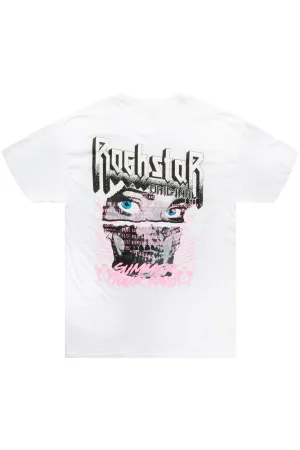 Latyra White Oversized T-Shirt