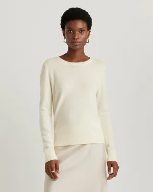 Lightweight Mongolian Cashmere Crewneck Sweater
