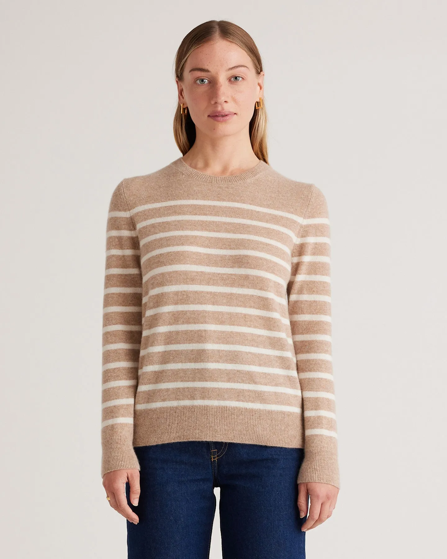 Lightweight Mongolian Cashmere Crewneck Sweater