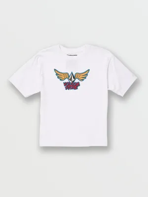 Little Boys Wingz Short Sleeve Tee - White