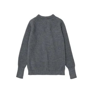 Navy Crewneck Grey