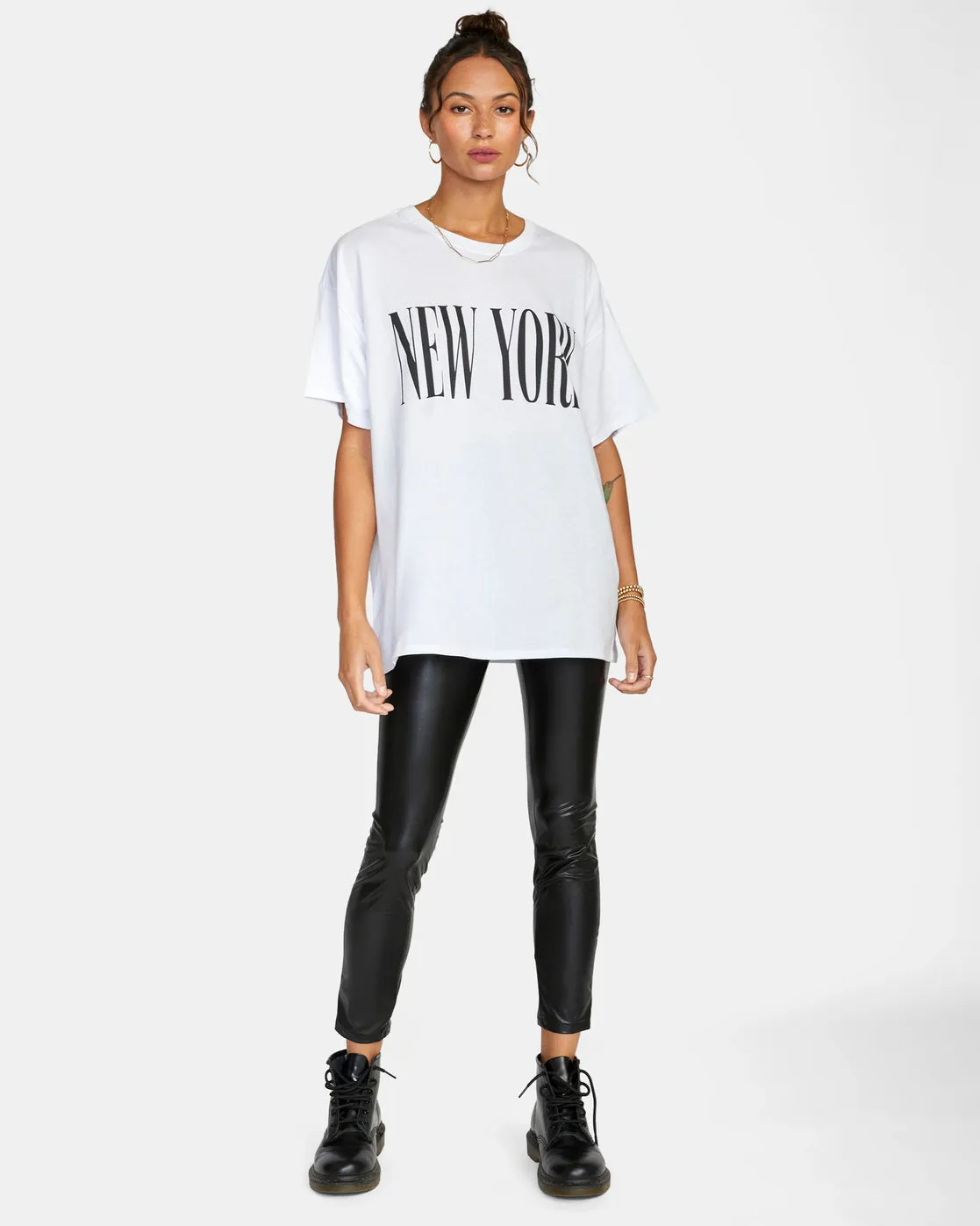 Ny - La Graphic Tee - White