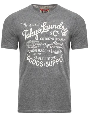 Otterwell T-shirt in Grey Marl - Tokyo Laundry