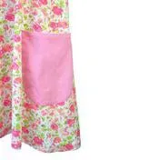 Pink Floral Print Jersey Dress