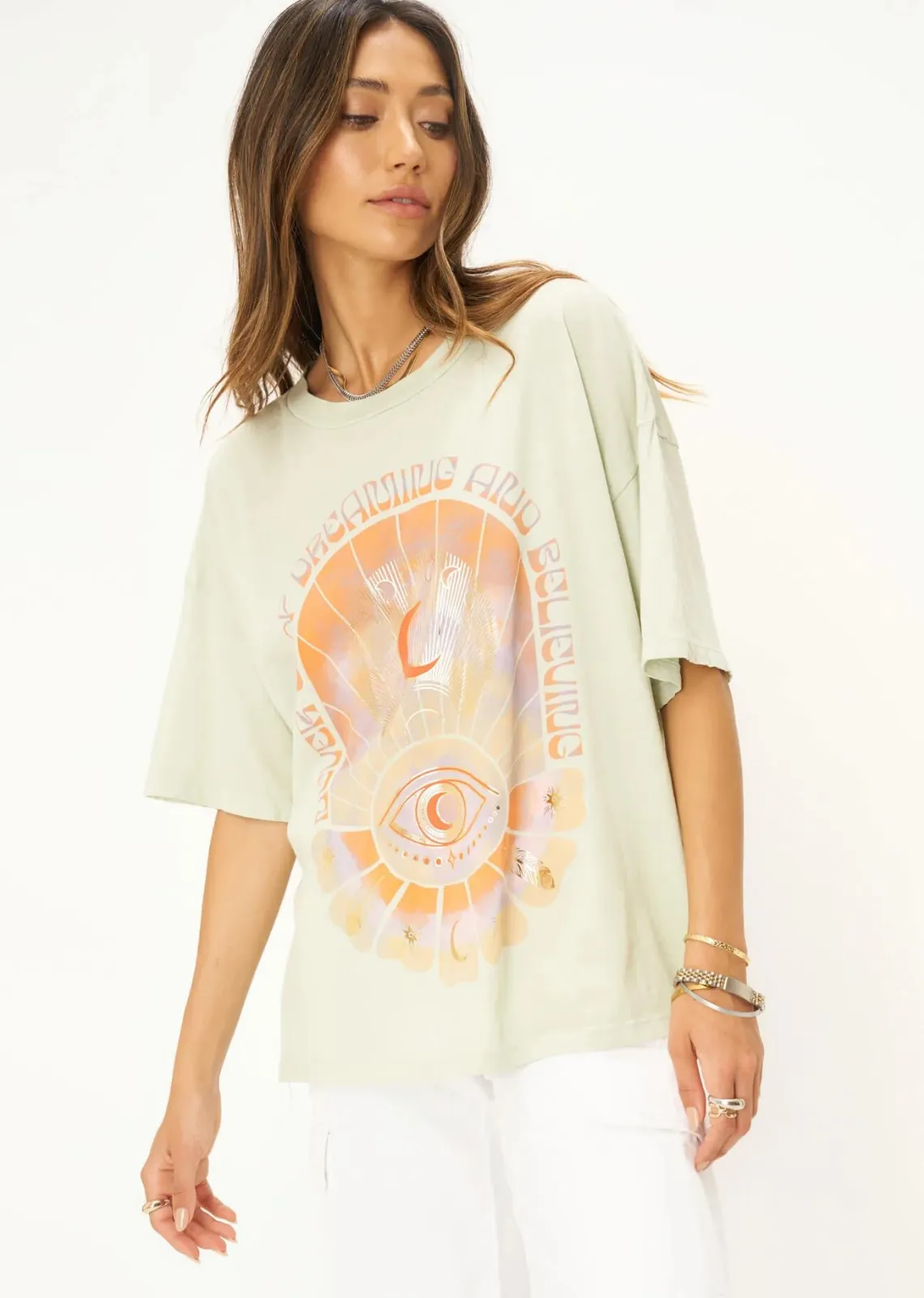 Project Social T Never Stop Dreaming  Perfect BF Tee
