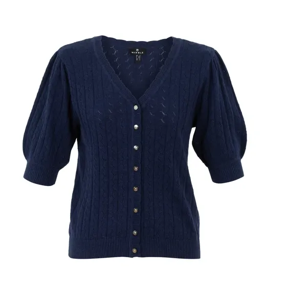 Puff Sleeve Elbow Cardi