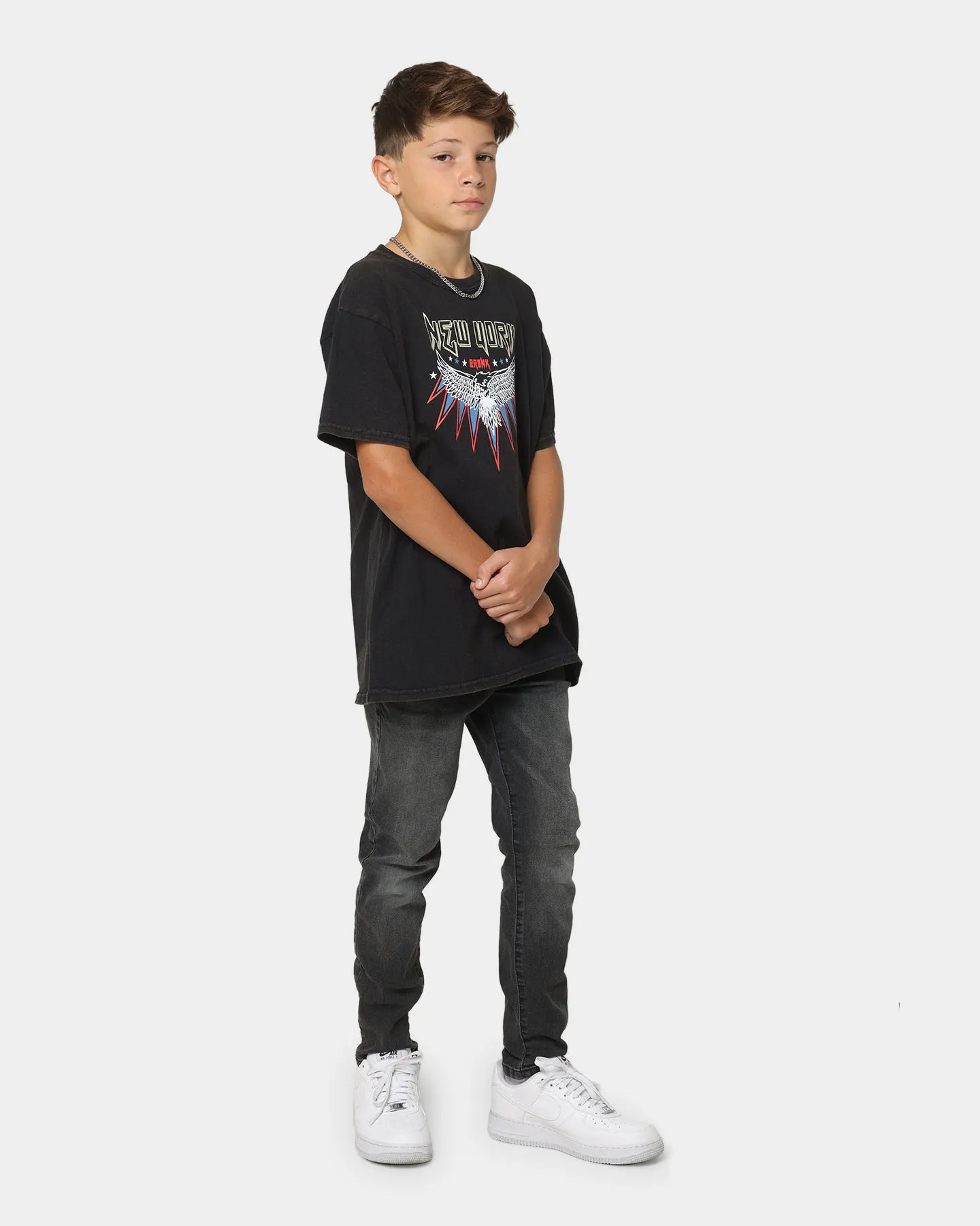 Shortie Kids' Bronx T-Shirt Black