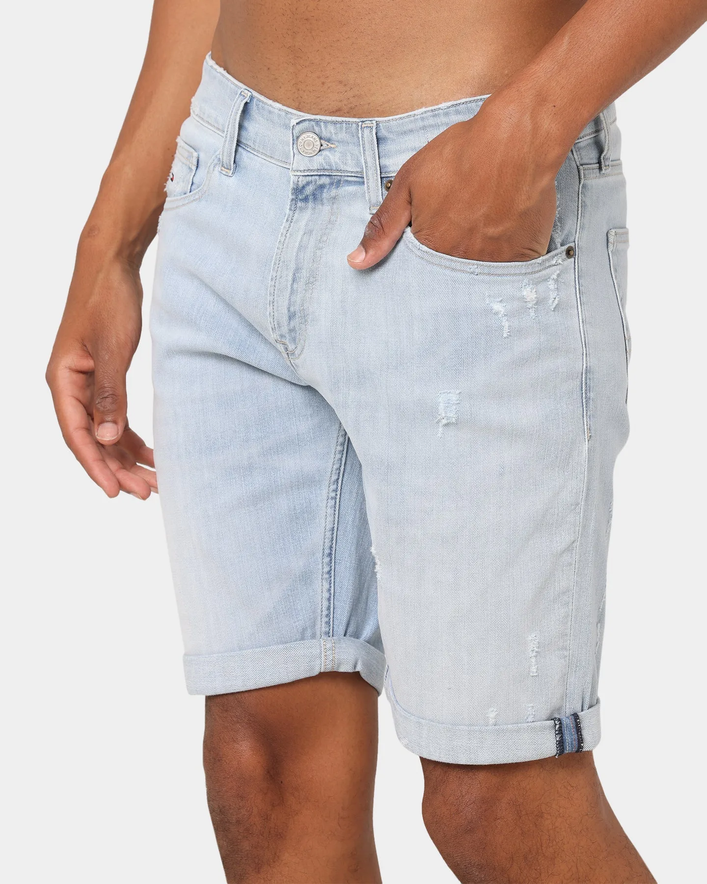 Tommy Jeans Scanton Slim Denim Shorts Denim Light